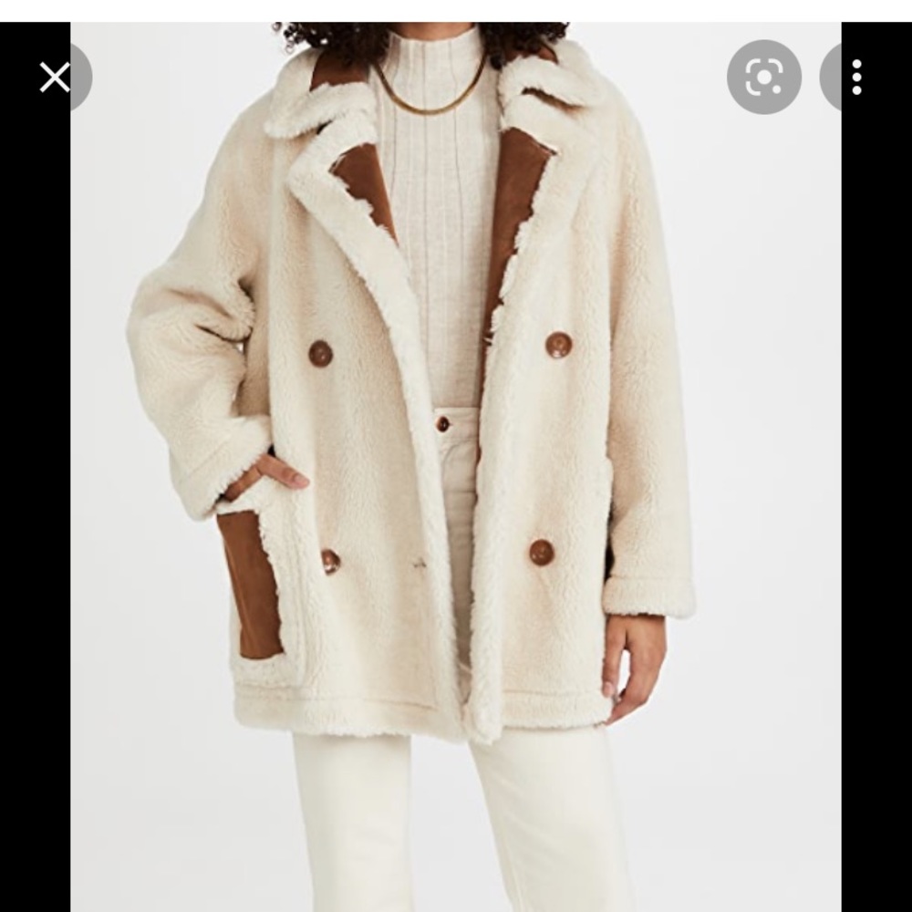 Stand studio Nayeli Sherpa jacket 40